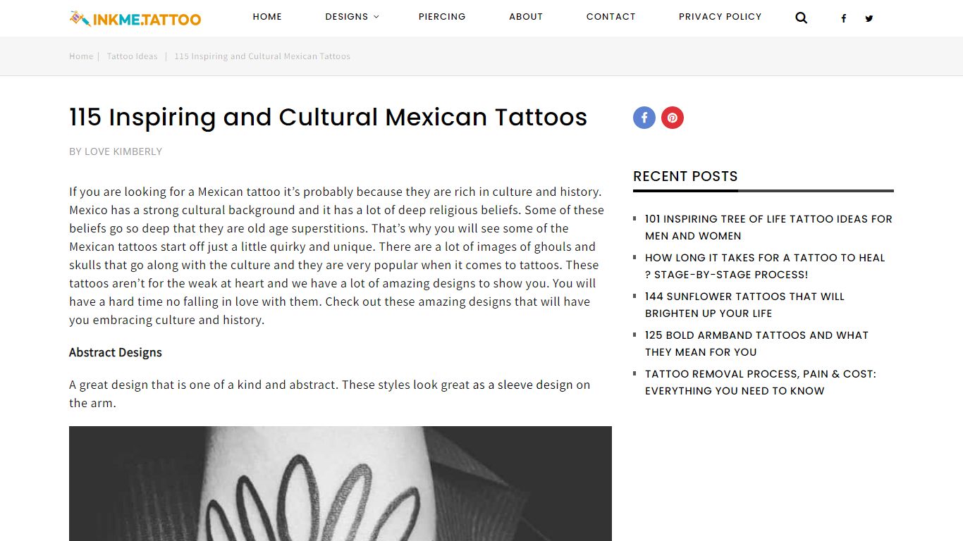 115 Inspiring and Cultural Mexican Tattoos - Inkme.tattoo